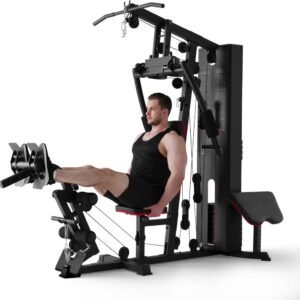 Multifunctional Home Gym Station – 150 lb Weight Stack